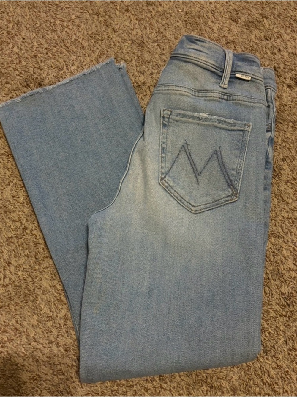 MOTHER The Hustler Jean in Au Revoir wash. Size 27 - Picture 3 of 5